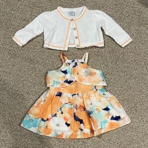 New Janie and Jack Dress with Cardigan
